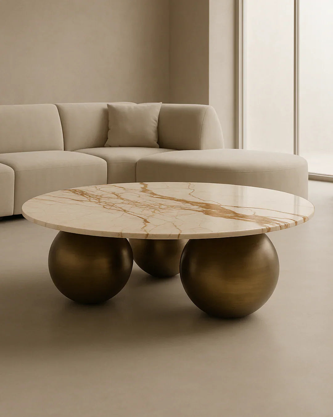 Tommy Franks Crescent coffee table, alternate view