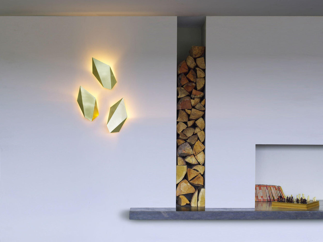 CTO Lighting Abstract Wall Light installation
