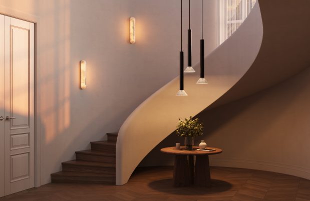 CTO Lighting Torres Tall - Ceiling Plate Pendant Light