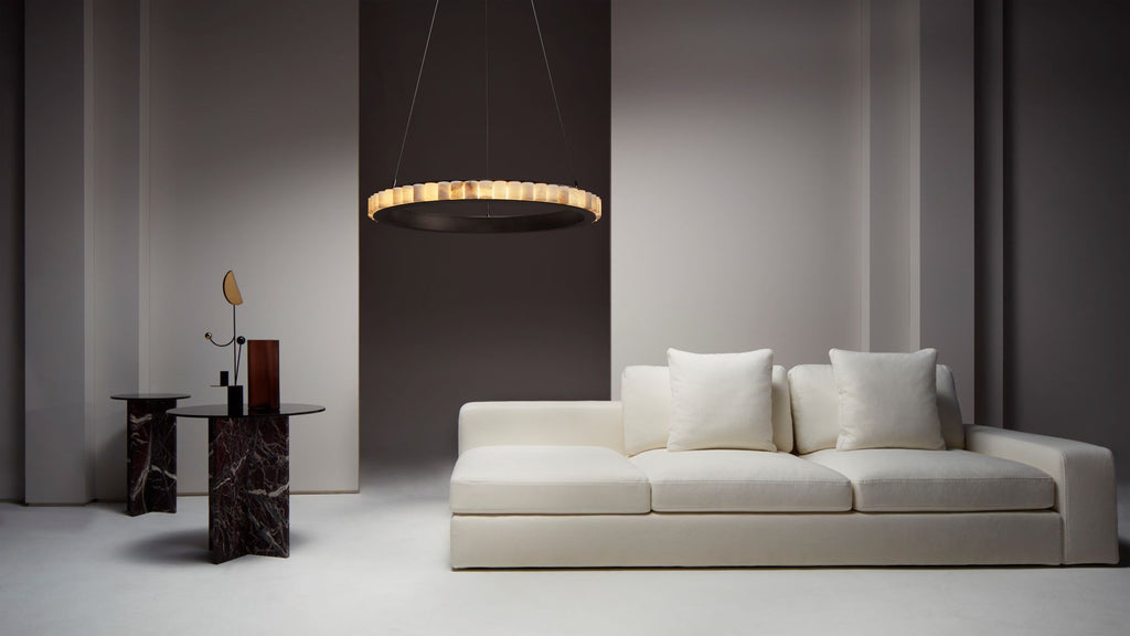 CTO Lighting Avalon X-Large Ceiling Mounting Plate DALI-A luxury lighting by Araco Interiors