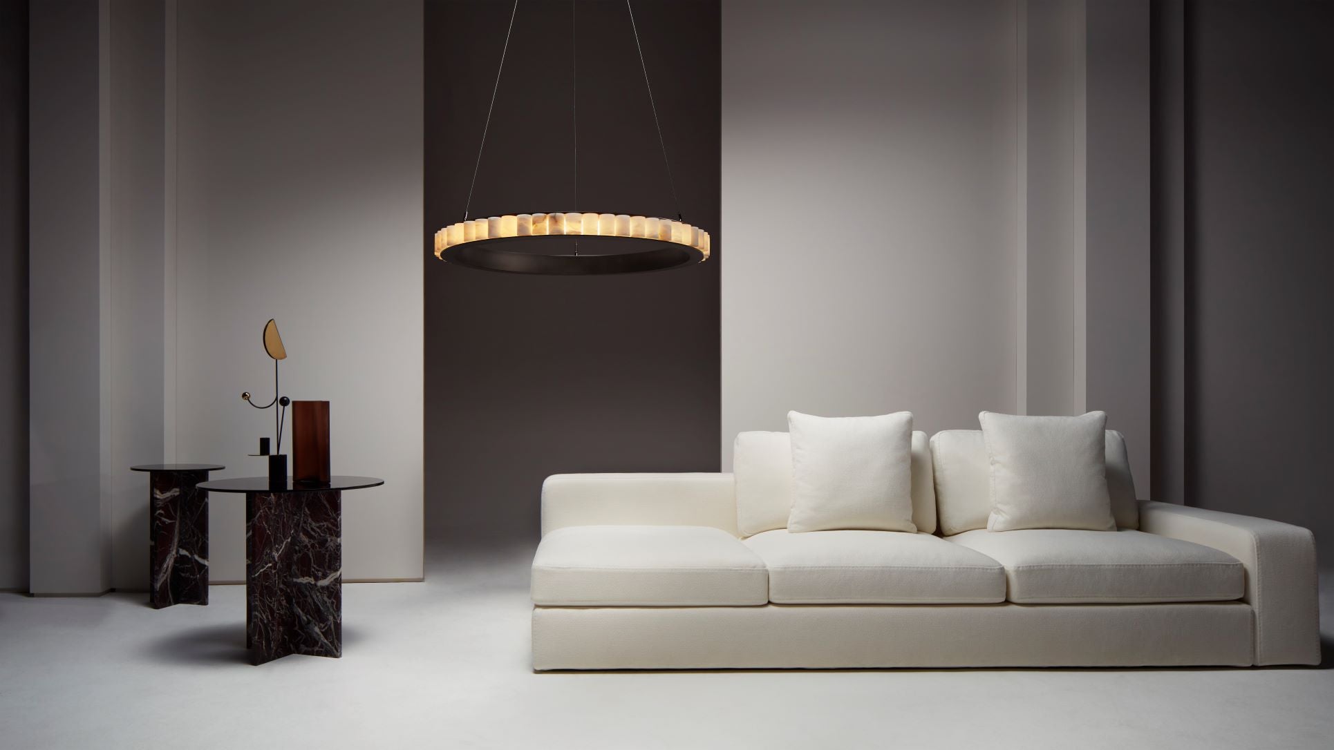 CTO Lighting Avalon Large - DALI-A Ceiling Rose luxury lighting by Araco Interiors