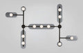 CTO Lighting Modulo - Grid 11 - DALI-A Chandelier