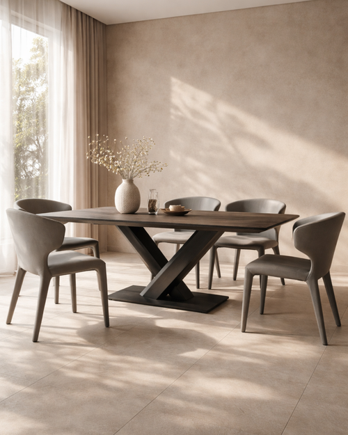 Tommy Franks Campo dining table in dark oak