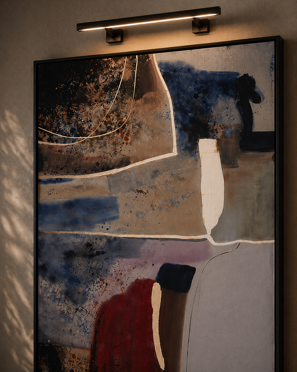 Tommy Franks Agate oil painting, alternate view