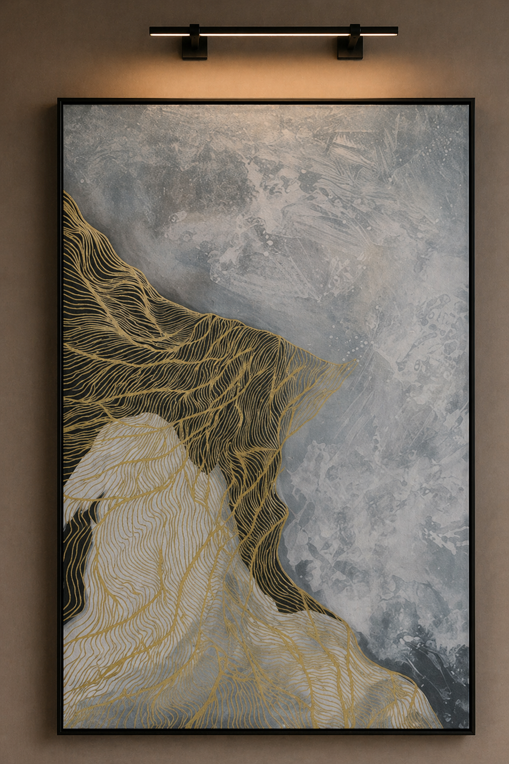 Tommy Franks Sandstorm oil painting, alternate view