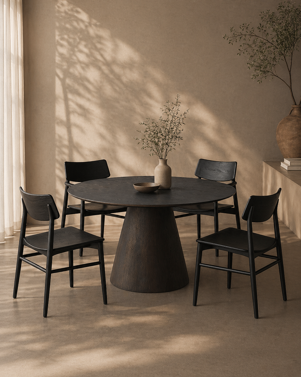 Tommy Franks Tavamo 135 dining table in black oak