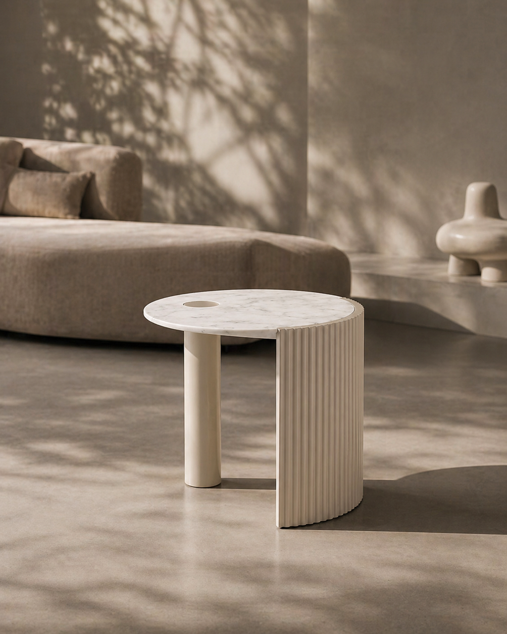 Tommy Franks Salida side table in beige