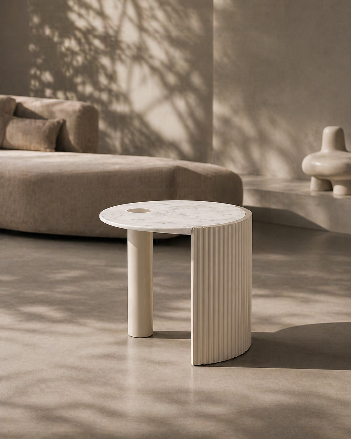 Tommy Franks Salida side table in beige