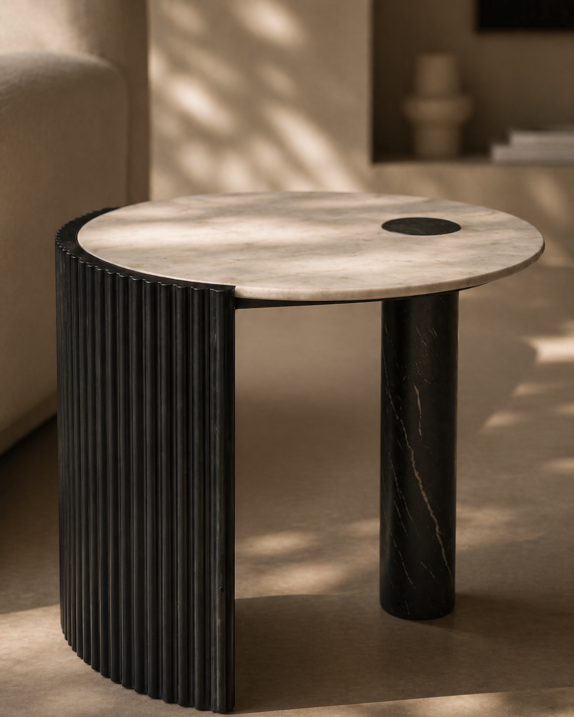 Tommy Franks Salida black side table, alternate view