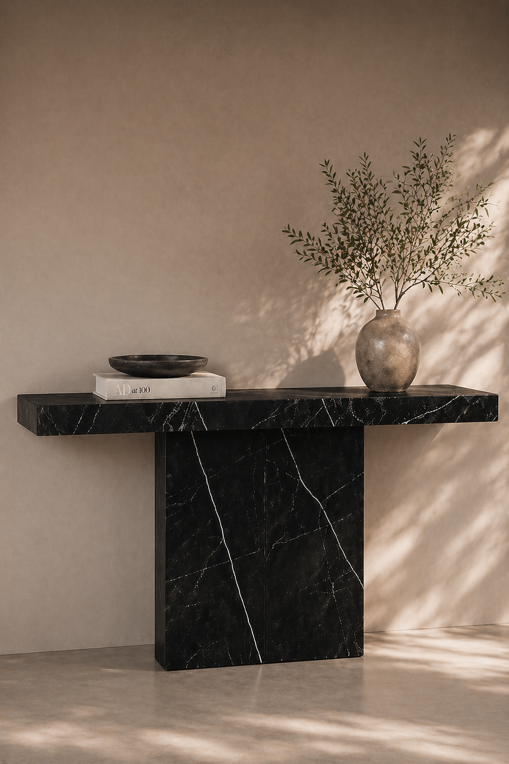Tommy Franks Noche console table, alternate view