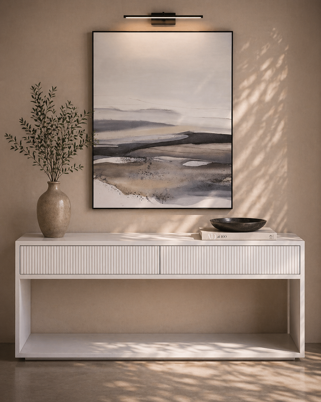 Tommy Franks Costine console table in white