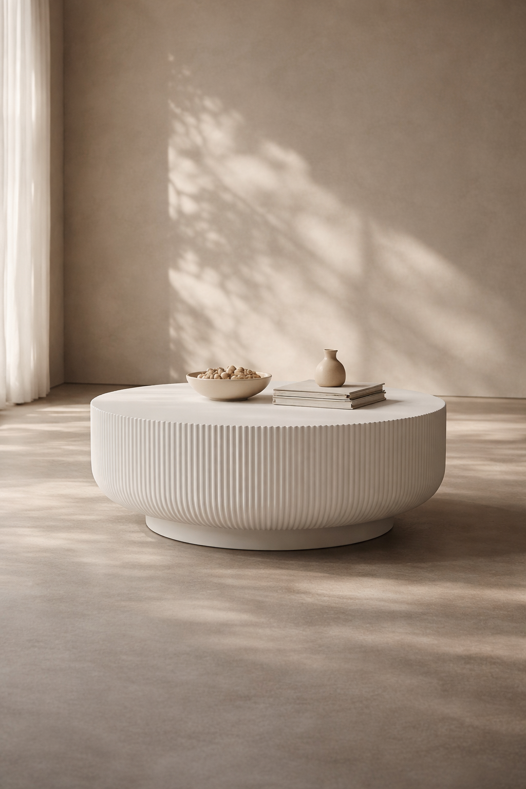 Tommy Franks Ridge white coffee table, alternate view