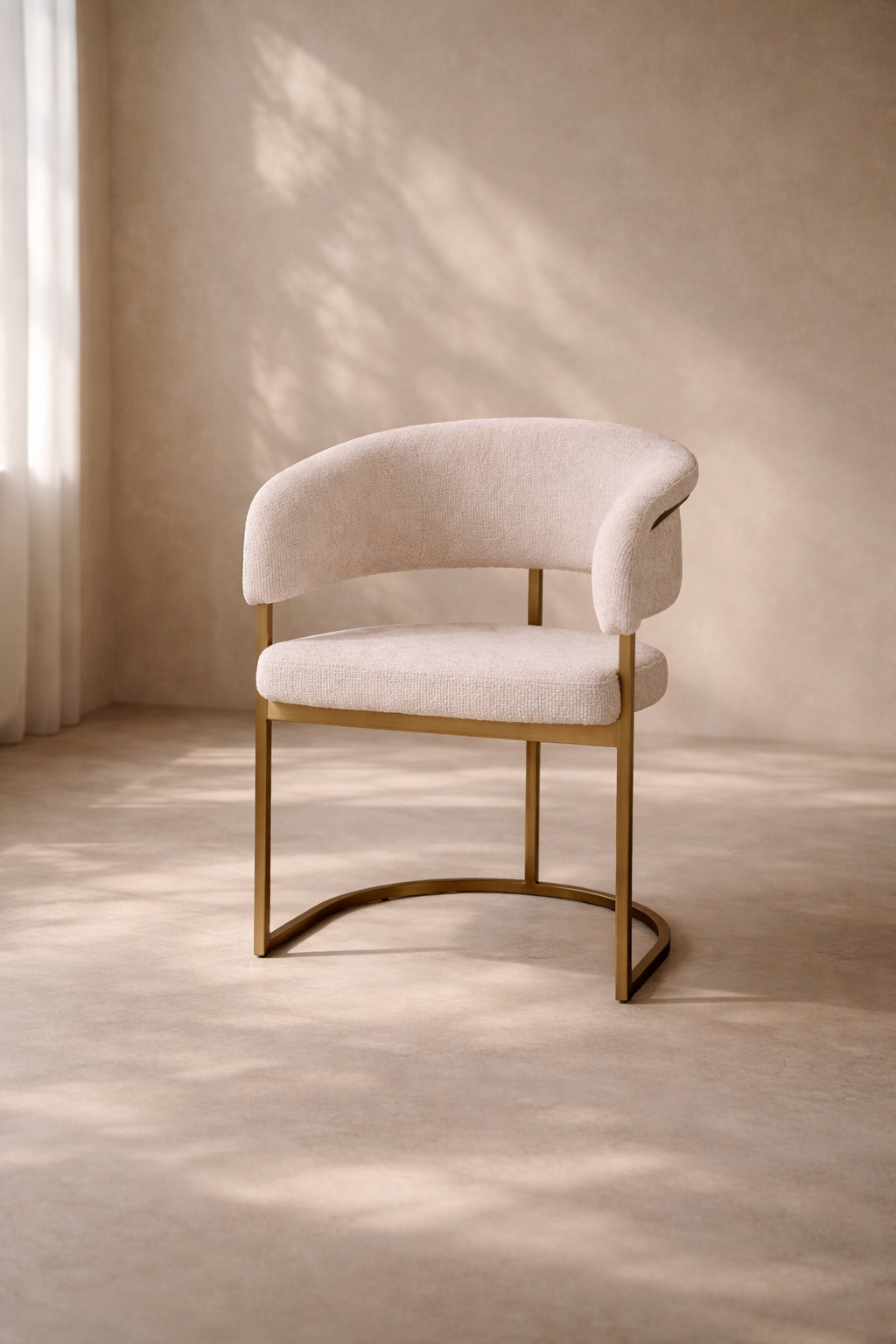 Tommy Franks Clemont dining chair in cream