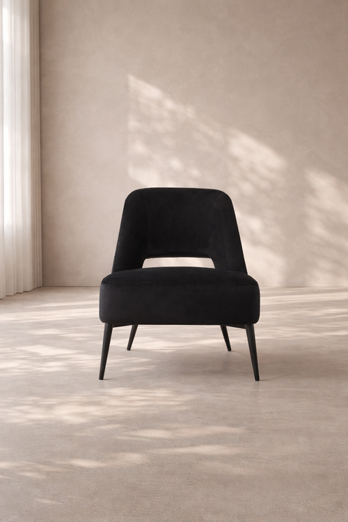 Avesa Lounge Chair - Black