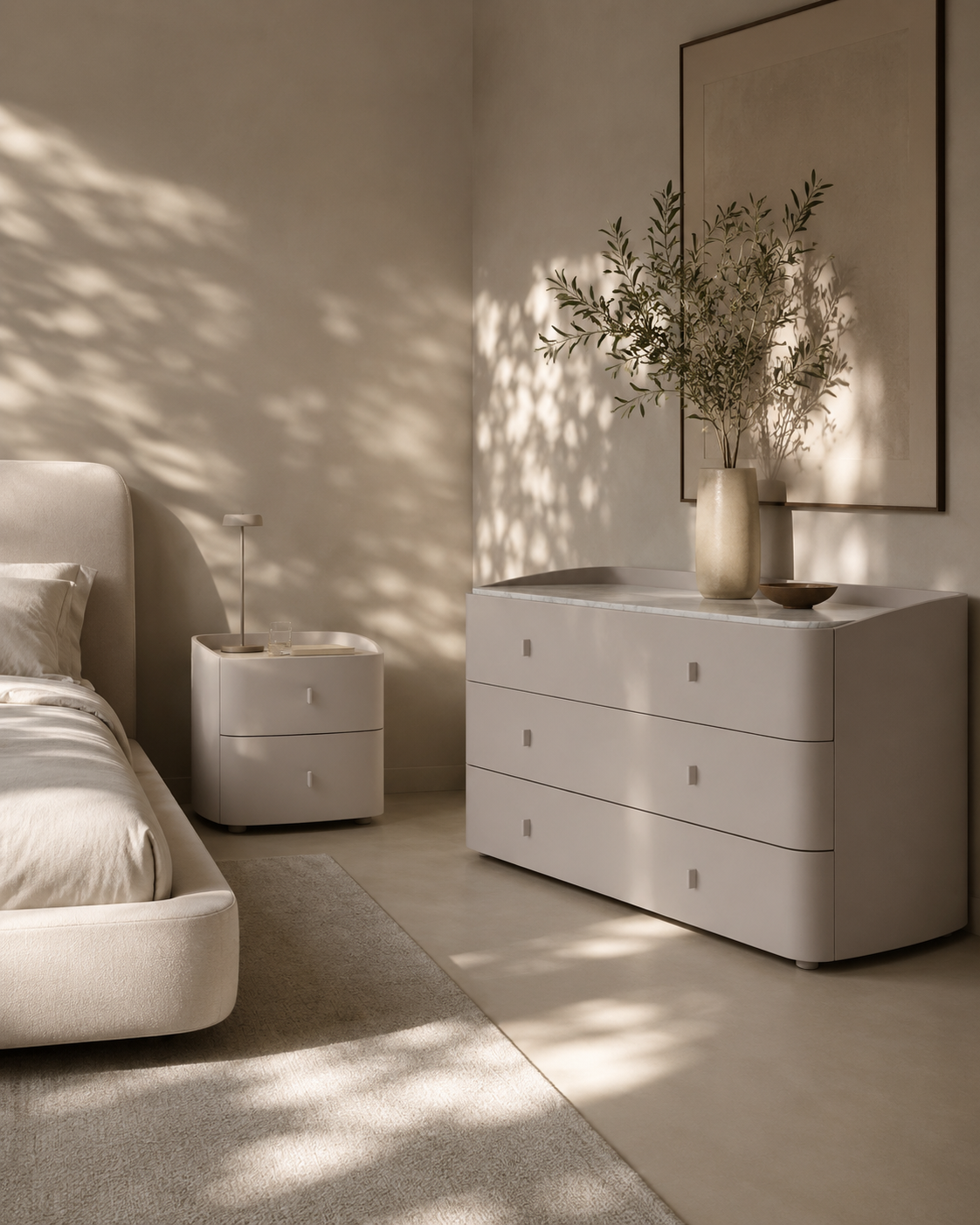 Vertu Dresser - Matte Beige