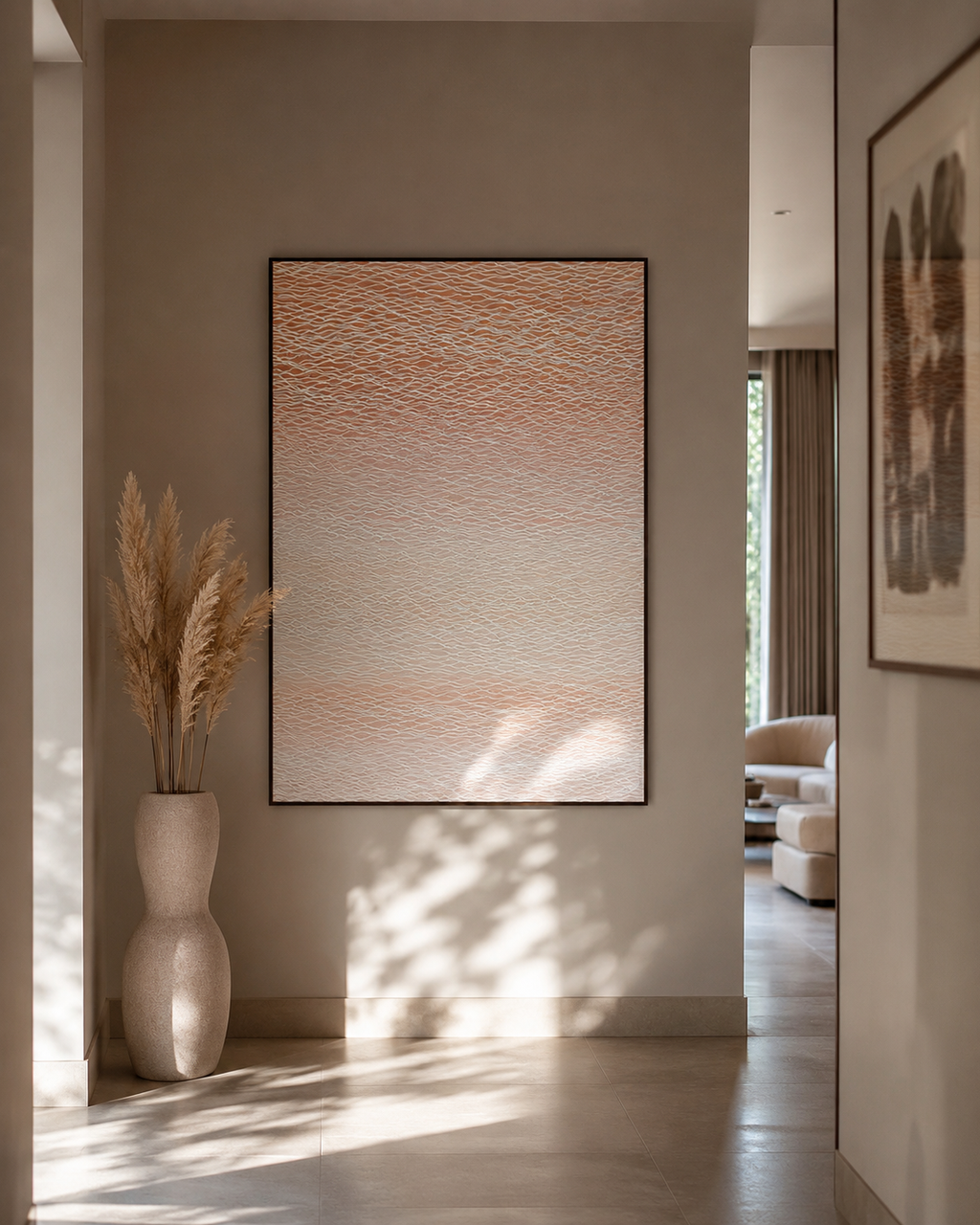 Tommy Franks Pink Dust wall art, alternate view