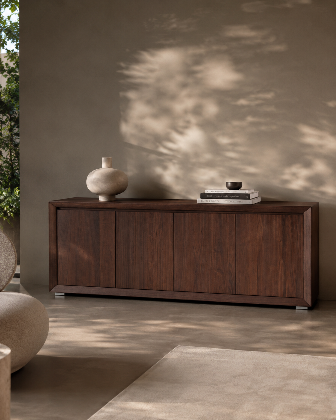 Tommy Franks Alida buffet sideboard in walnut