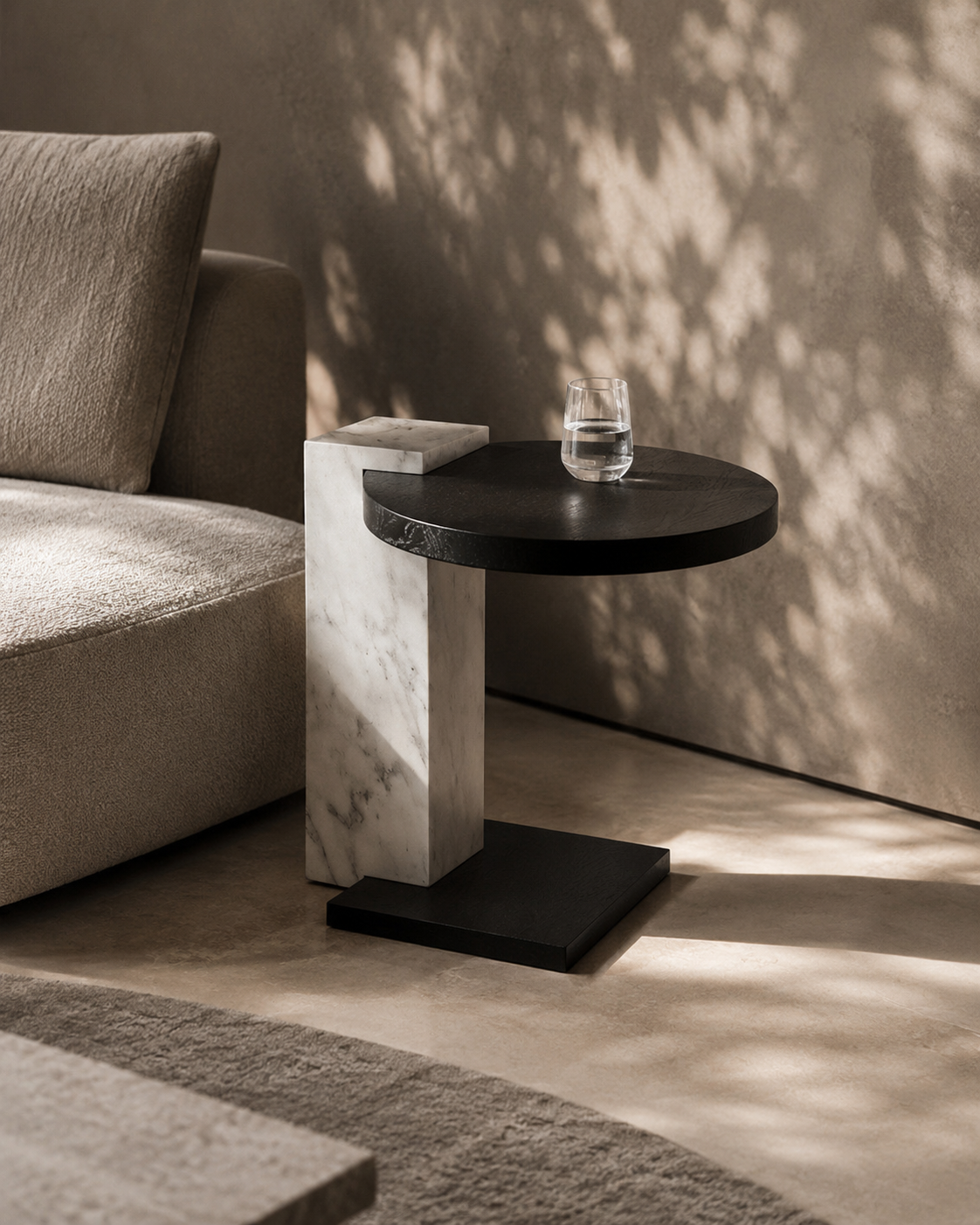 Tommy Franks Blanc side table