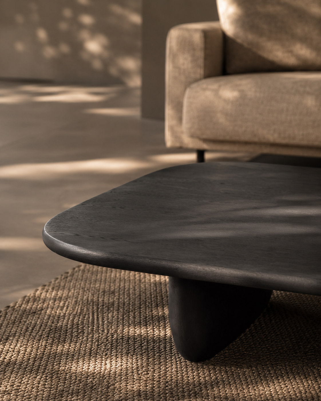 Tommy Franks Amelia smoked oak coffee table, alternate view