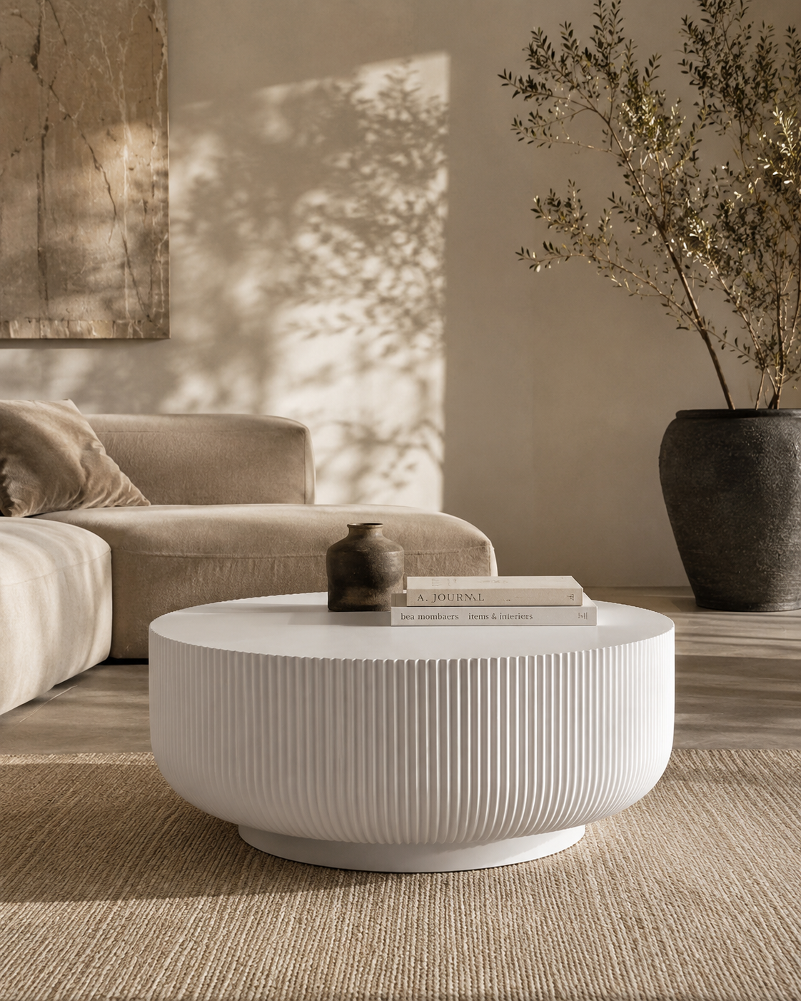 Tommy Franks Ridge coffee table in white