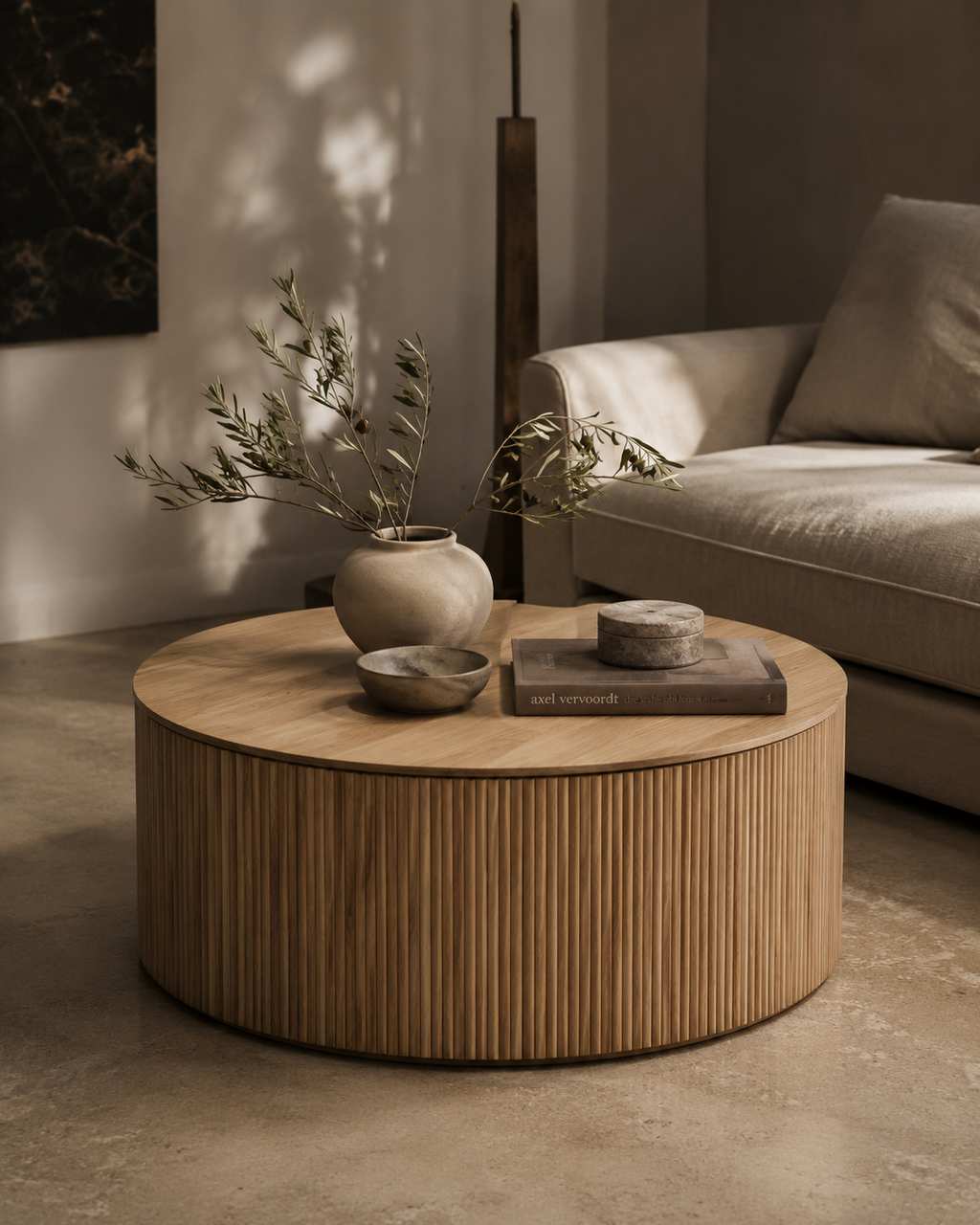 Tommy Franks Costine coffee table in ash oak