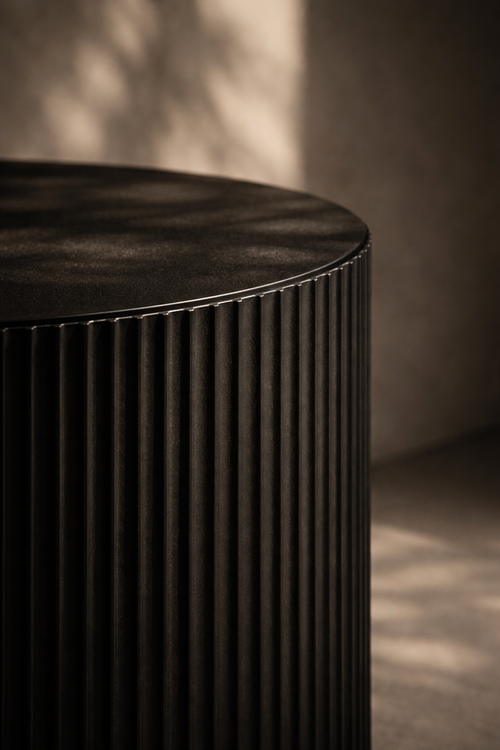 Tommy Franks Costine black side table, alternate view