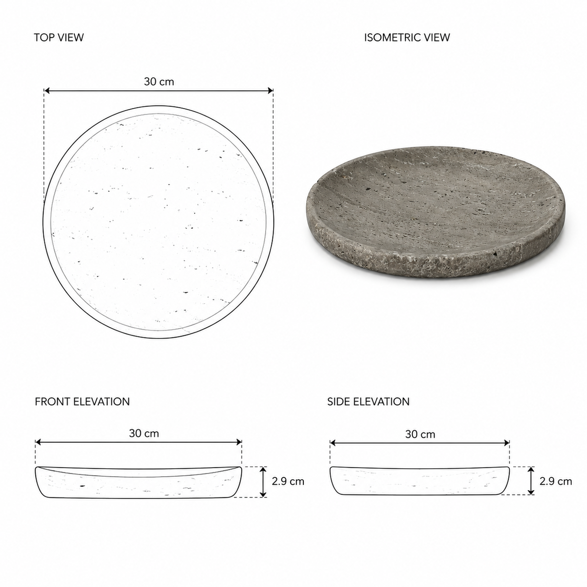 Dome Deco AMINA Tray M