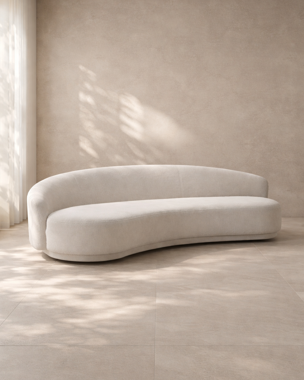 Tommy Franks Cove four seater sofa in Avery Velour Cream
