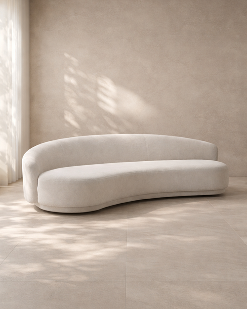 Tommy Franks Cove four seater sofa in Avery Velour Cream