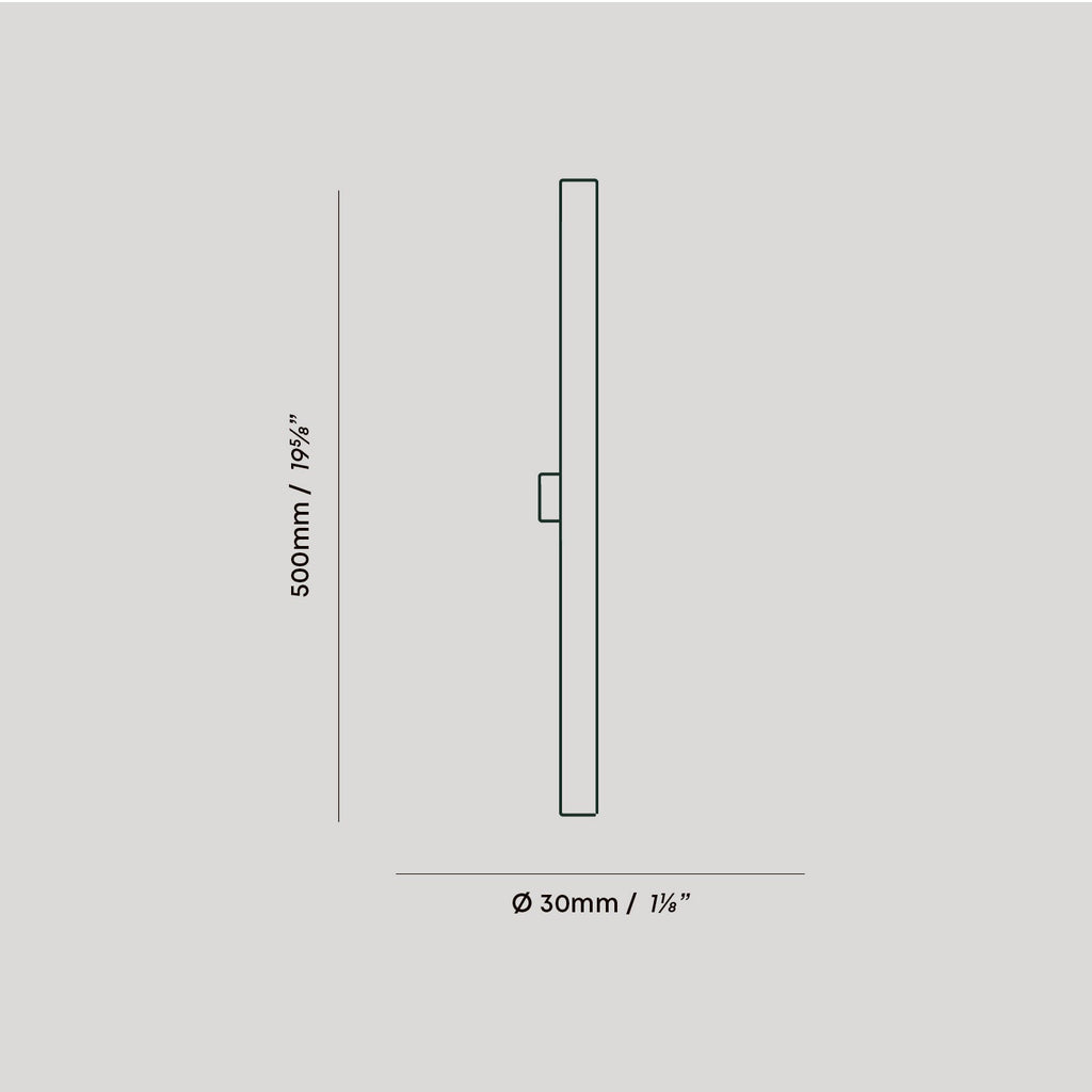 Tala Kilter I S14d LED Bulb dimensions diagram