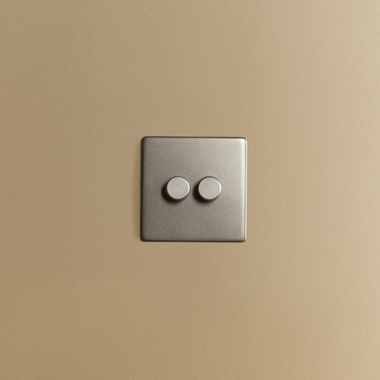 Tala Double Rotary Wall Dimmer in Graphite (view 2)