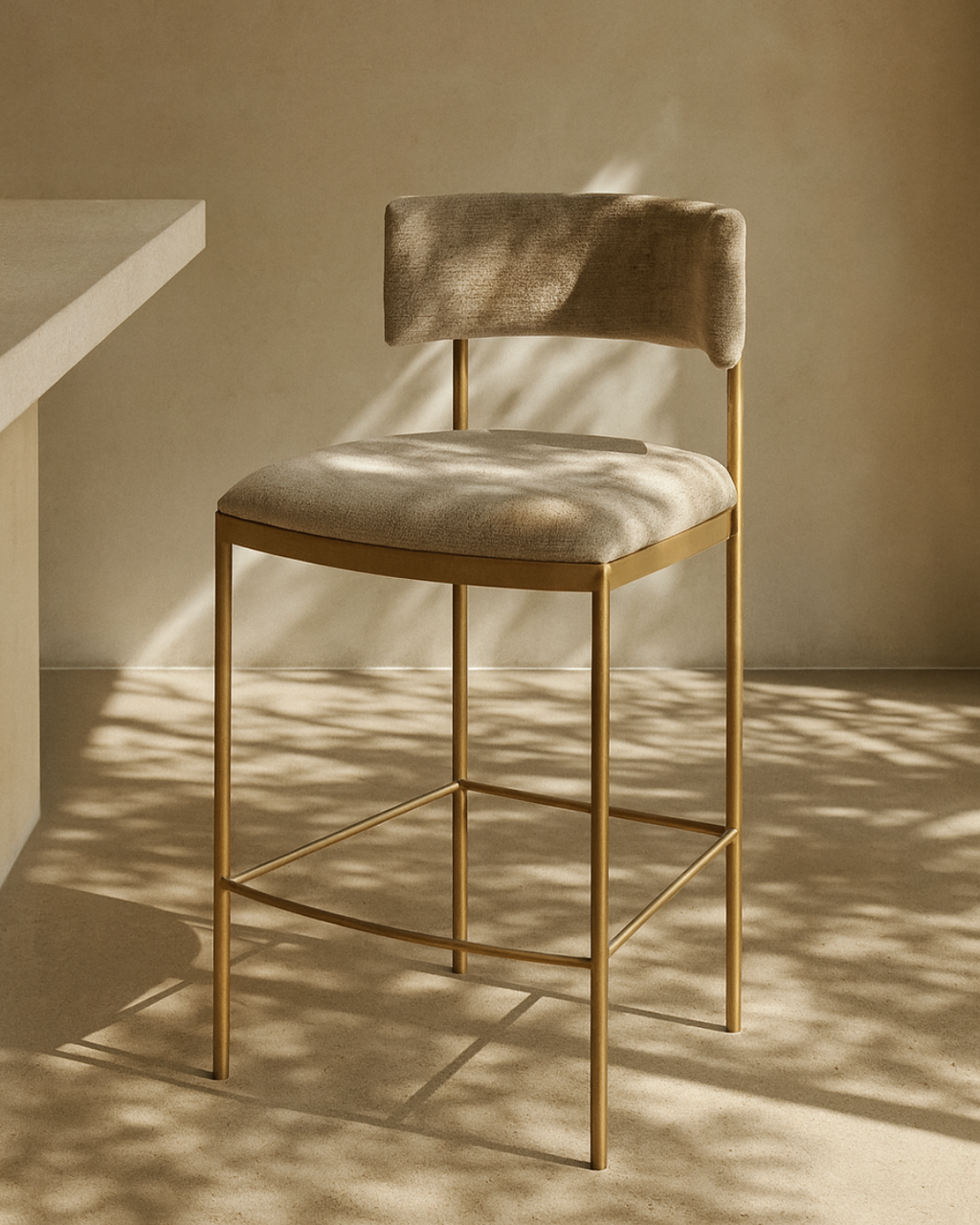 Tommy Franks Envie II counter stool in Giselle Olive