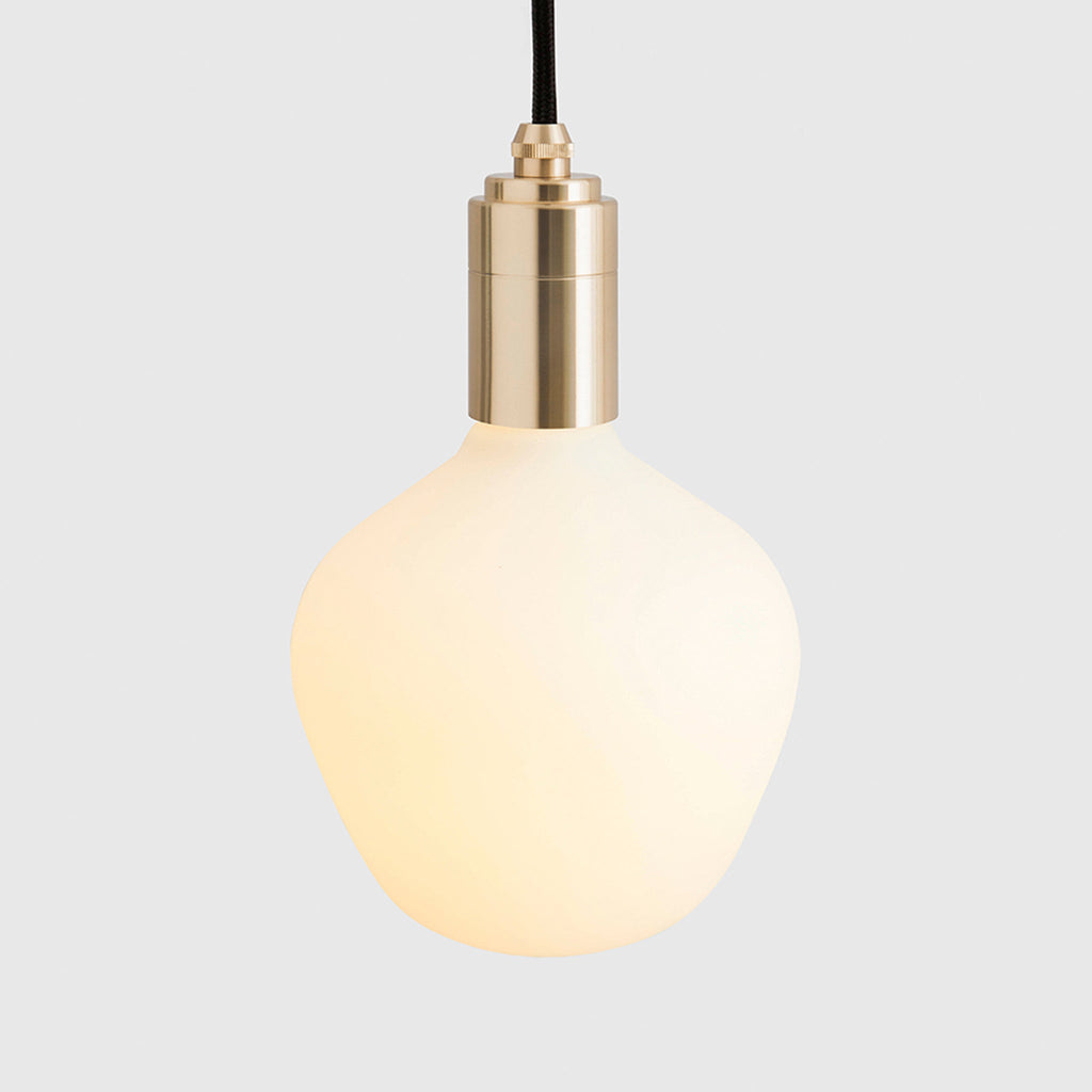 Tala Enno Plug-In Pendant in Brass shown illuminated (view 2)