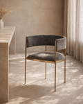 Envie II Dining Chair - Set of 2 - Giselle Dark Charcoal