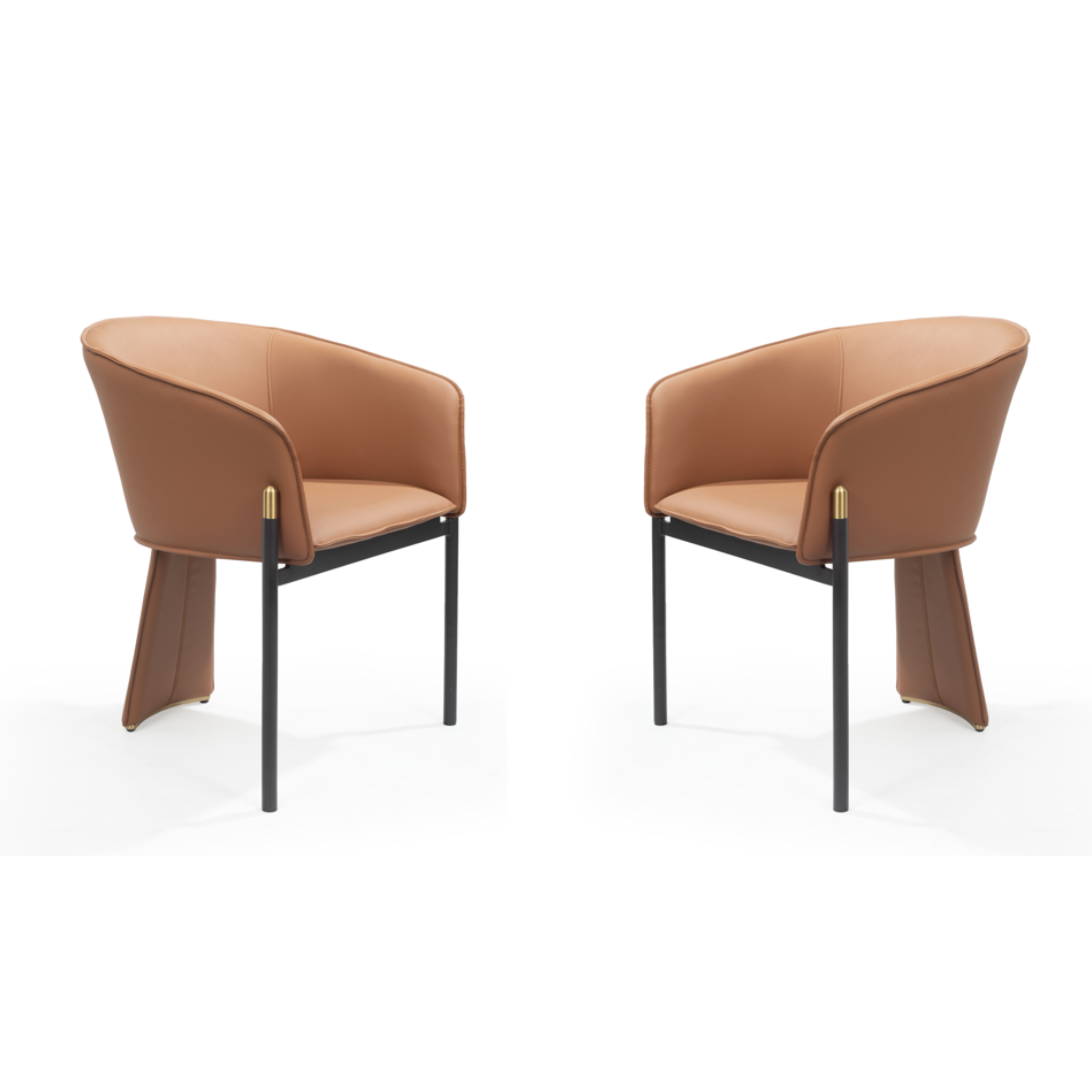 Tommy Franks Felipo tan dining chairs, alternate view