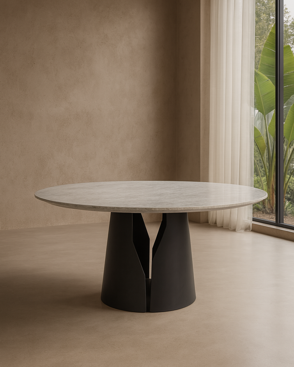 Tommy Franks Florence dining table in black