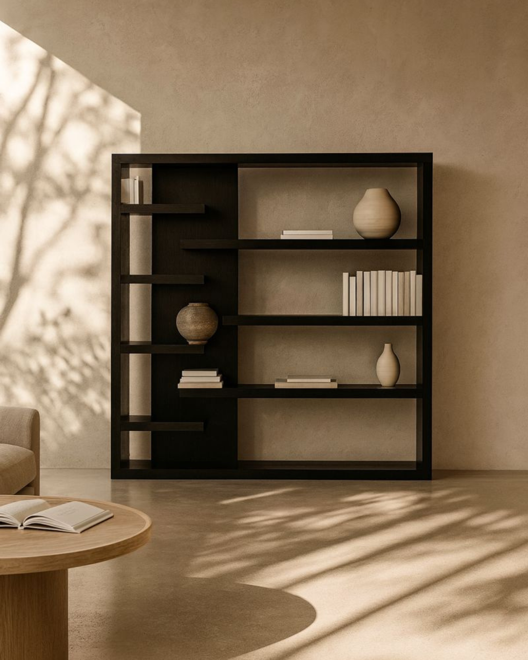 Tommy Franks Fiocchi bookshelf in black oak