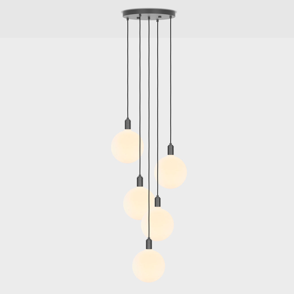 Tala Five Pendant in Graphite + Sphere V