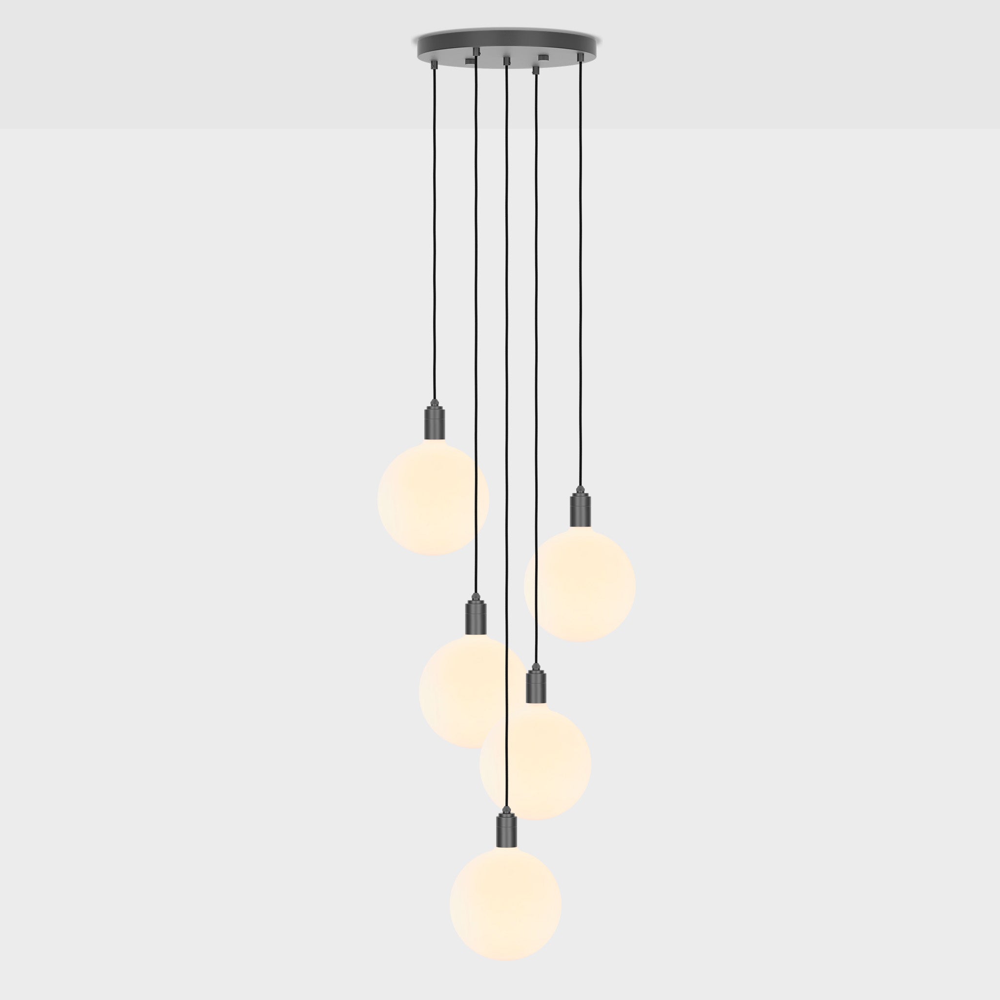Tala Five Pendant in Graphite + Sphere V