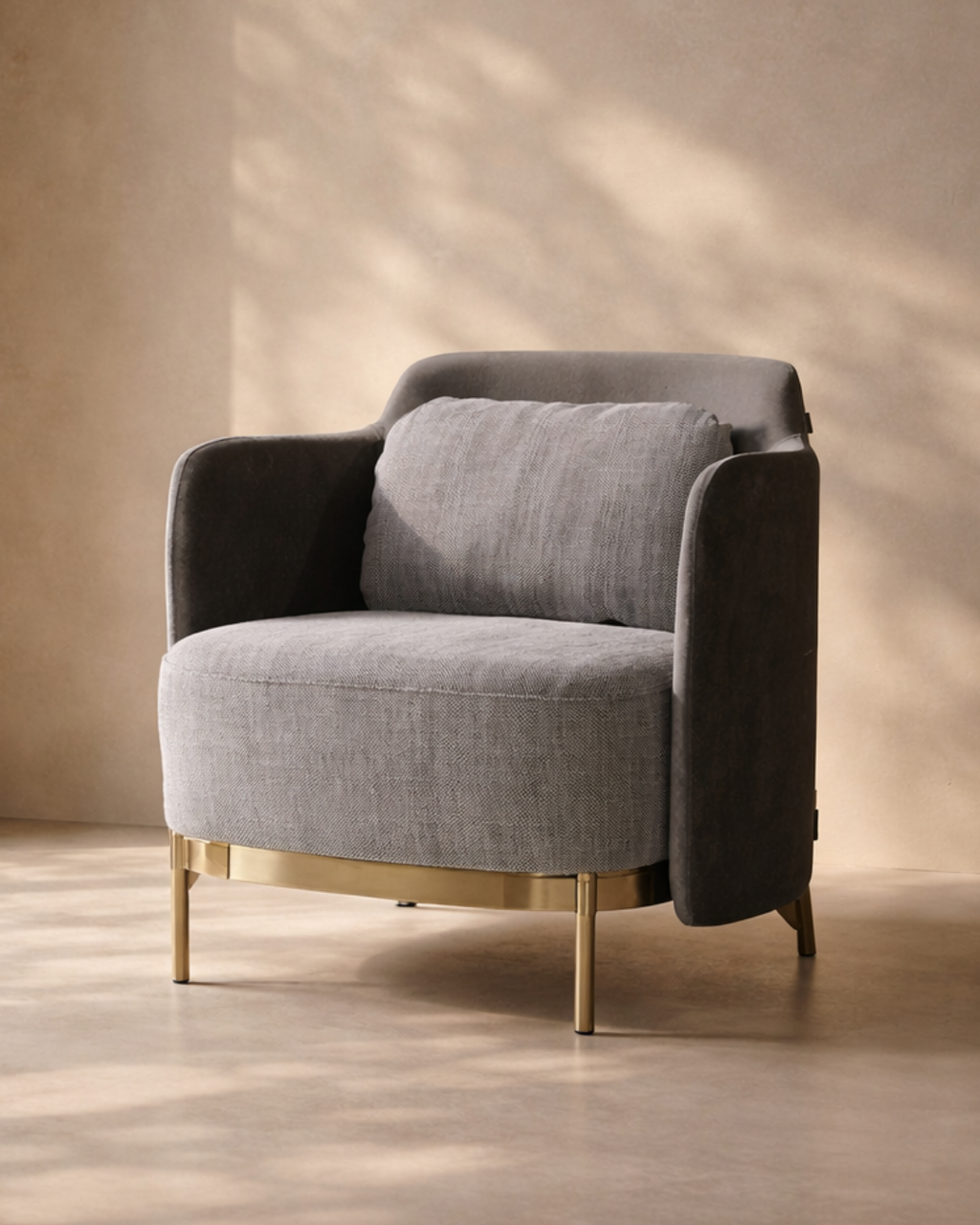 Tommy Franks Gemma lounge chair in grey