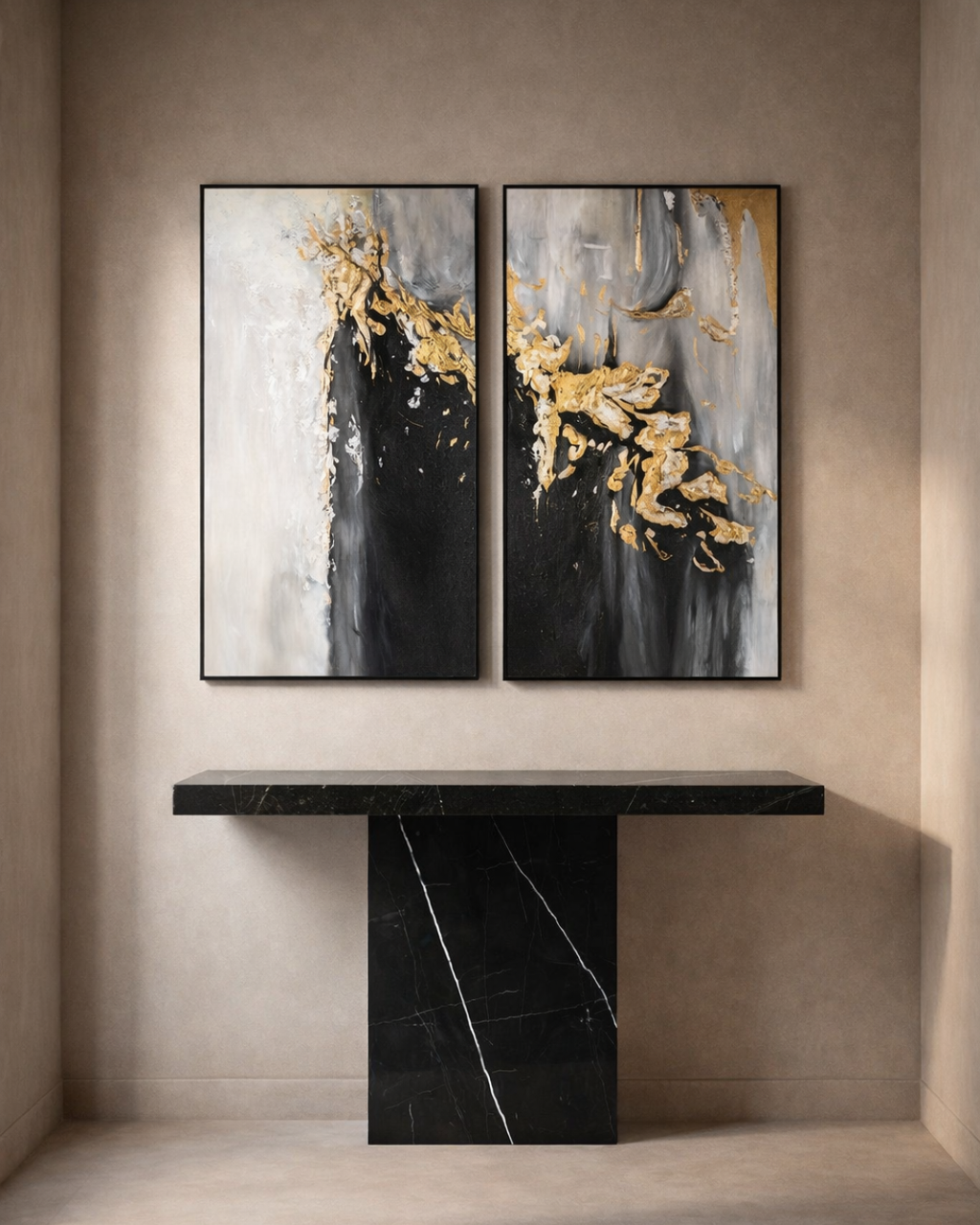 Tommy Franks Goldblum wall art, set of two