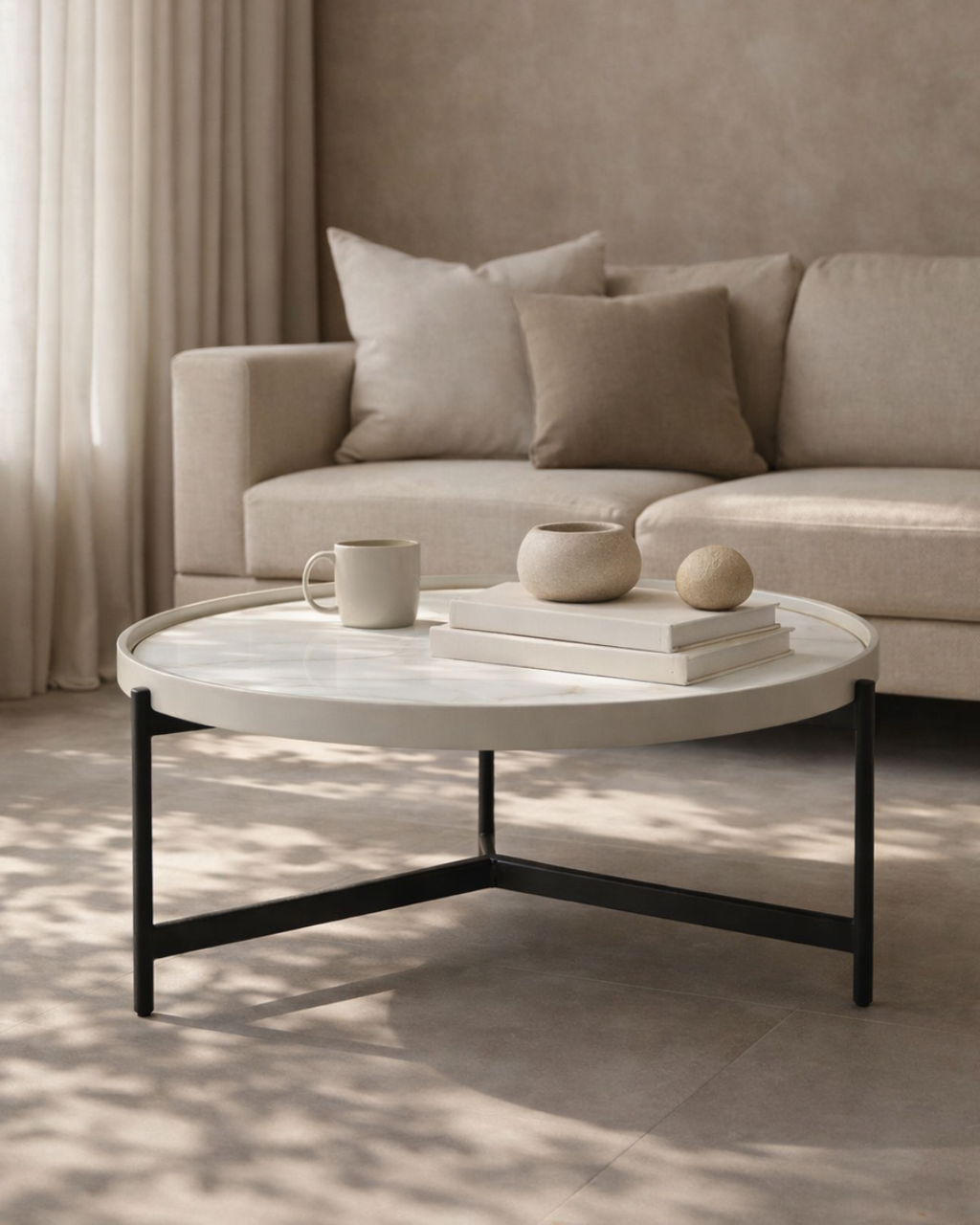 Tommy Franks Ivery coffee table in light grey