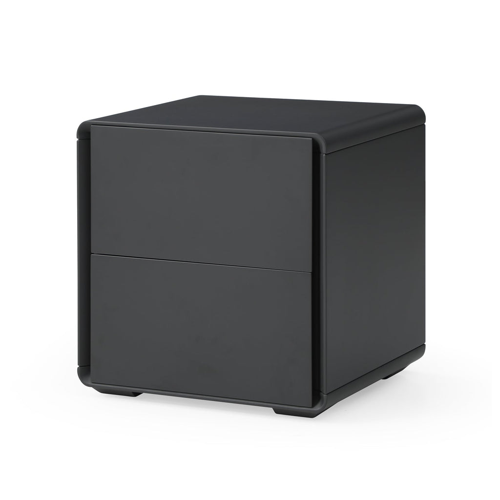 Tommy Franks Kota anthracite bedside table, alternate view