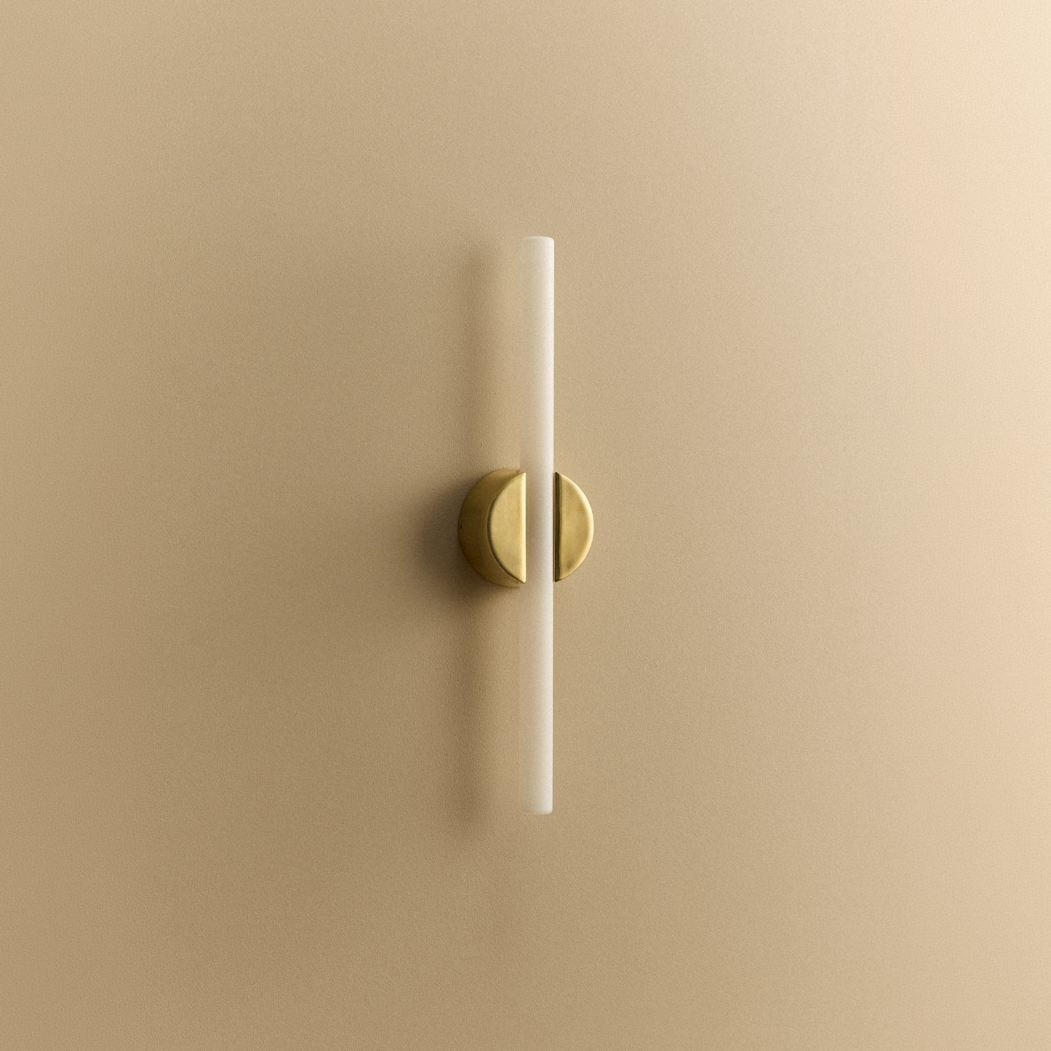 Tala Kilter 1.0 Wall Light in Solid Brass shown unlit (view 2)