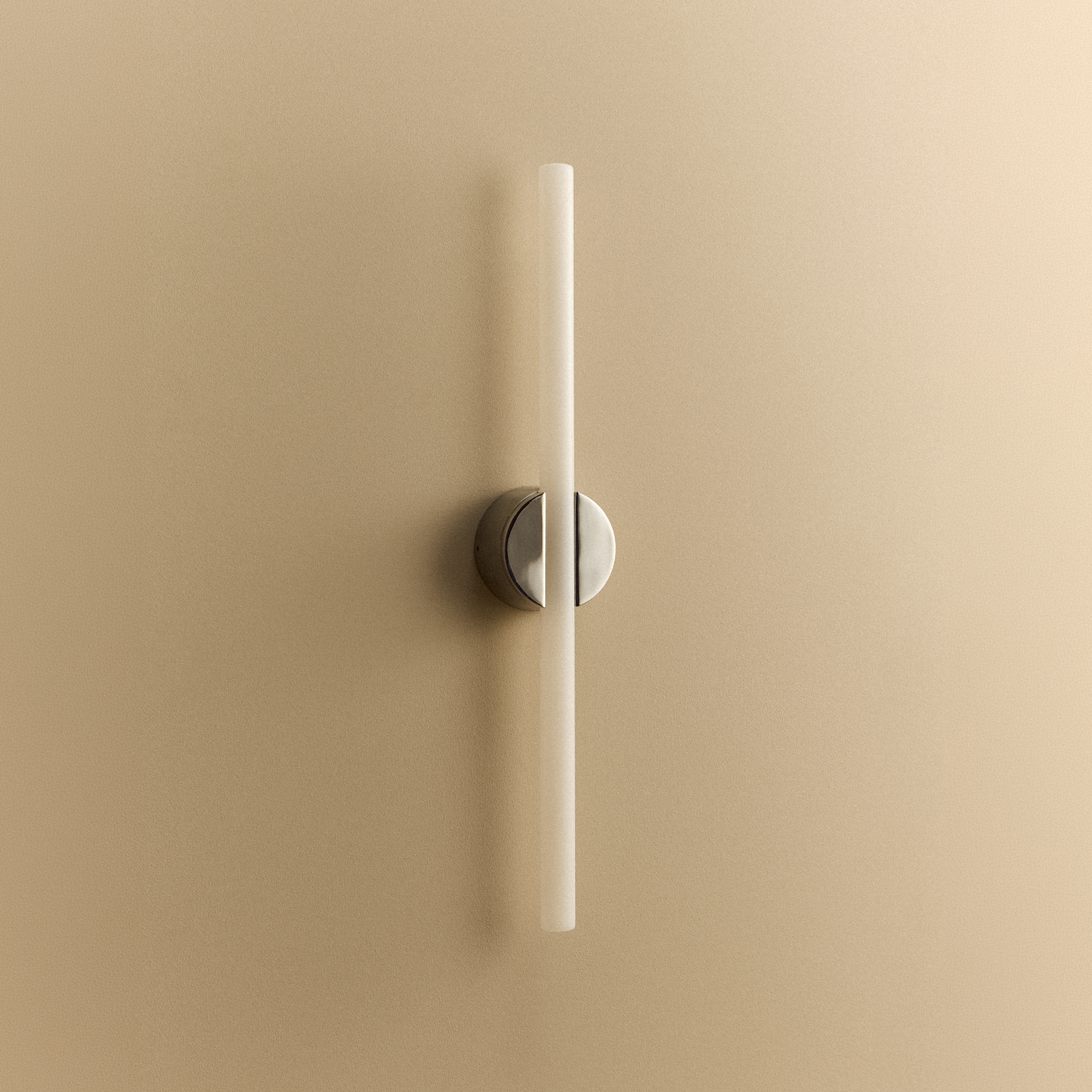 Tala Kilter 2.0 Wall Light in Polished Stainless Steel shown unlit