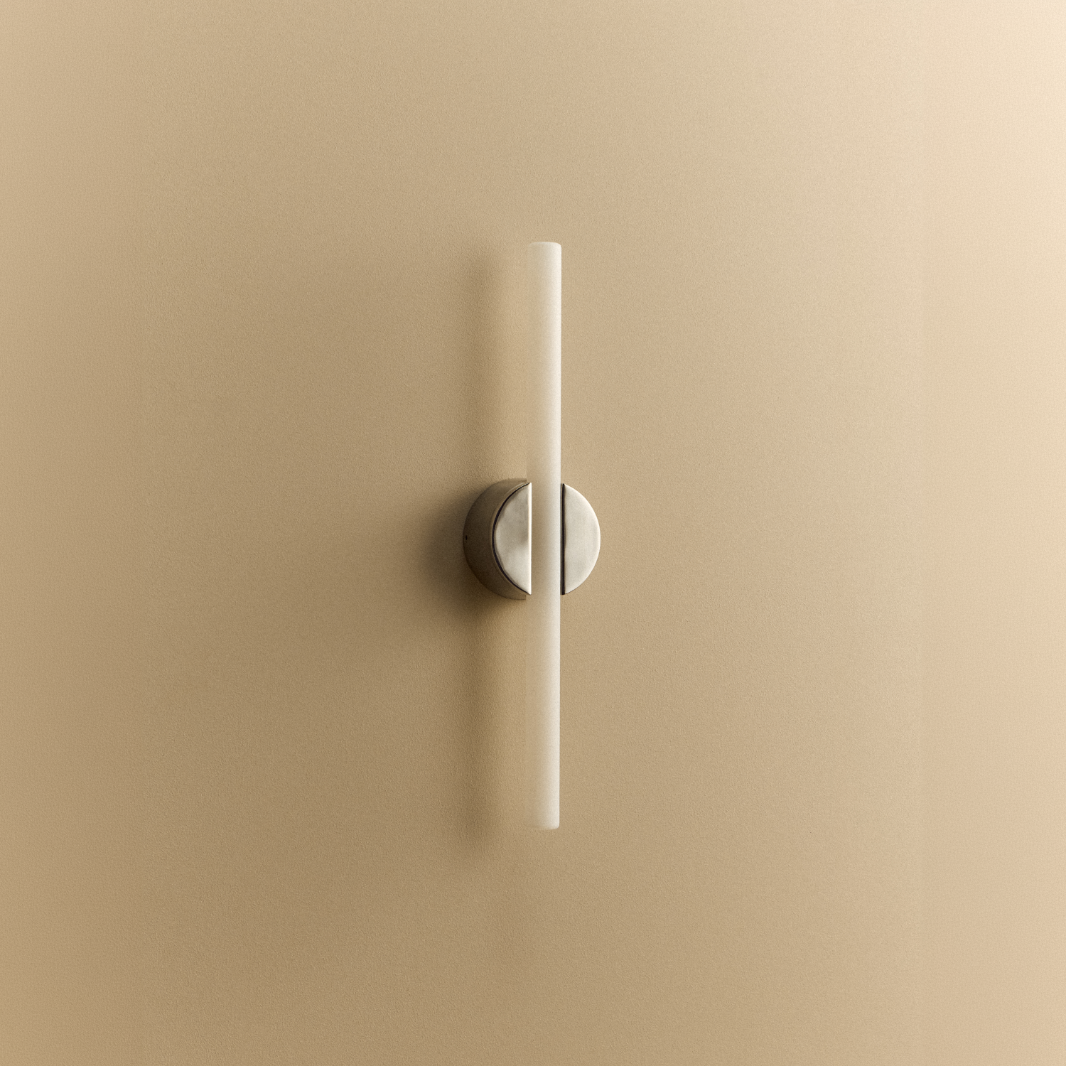 Tala Kilter 2.0 Wall Light in Polished Stainless Steel shown unlit (view 2)