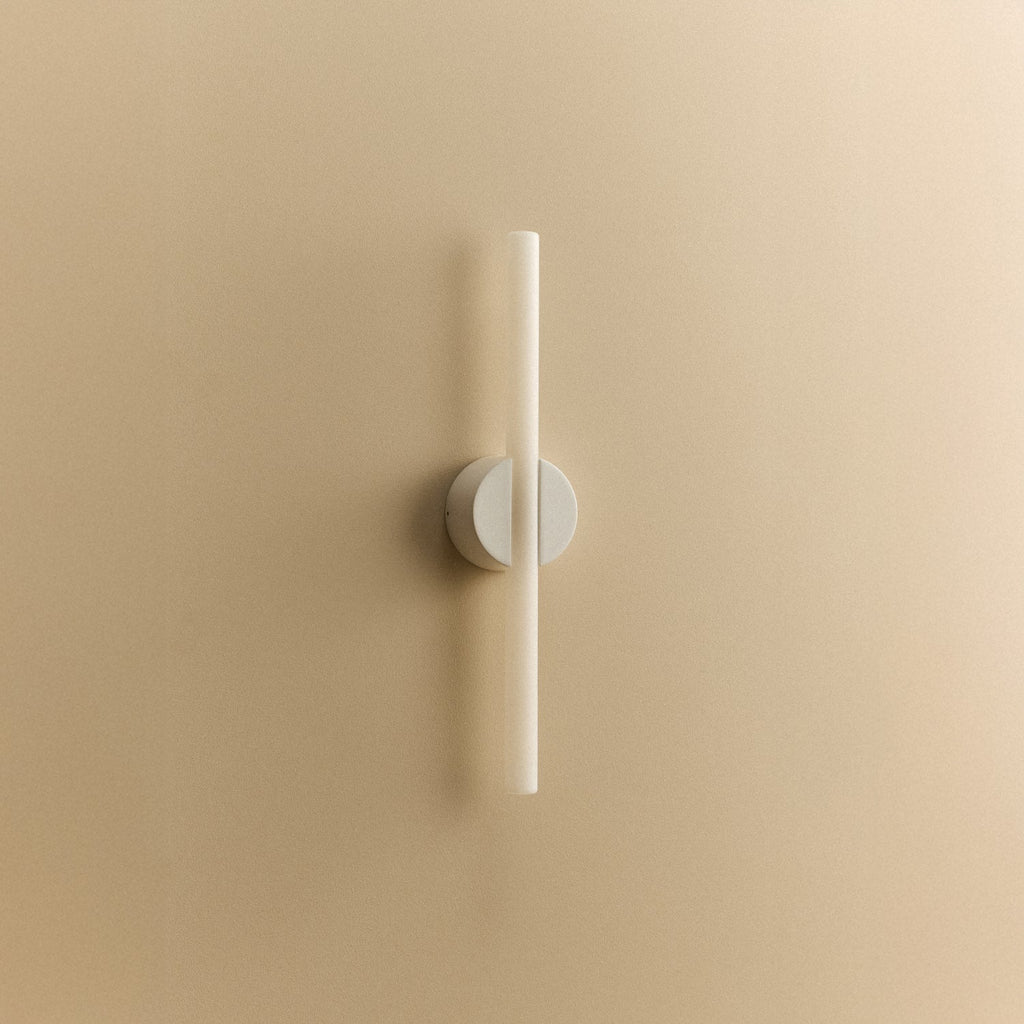 Tala Kilter 1.0 Wall Light in White shown unlit (view 2)