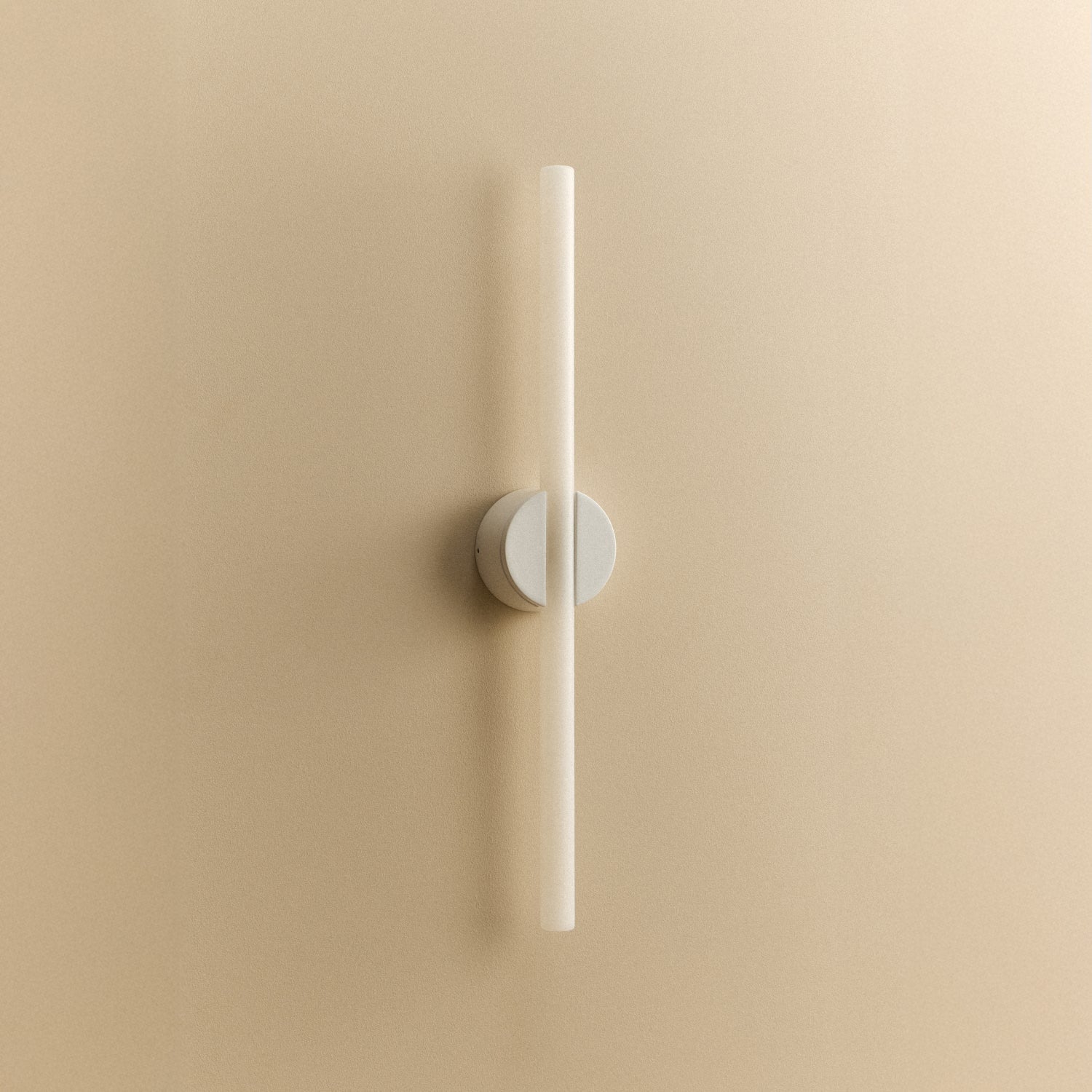 Tala Kilter 2.0 Wall Light in White shown unlit