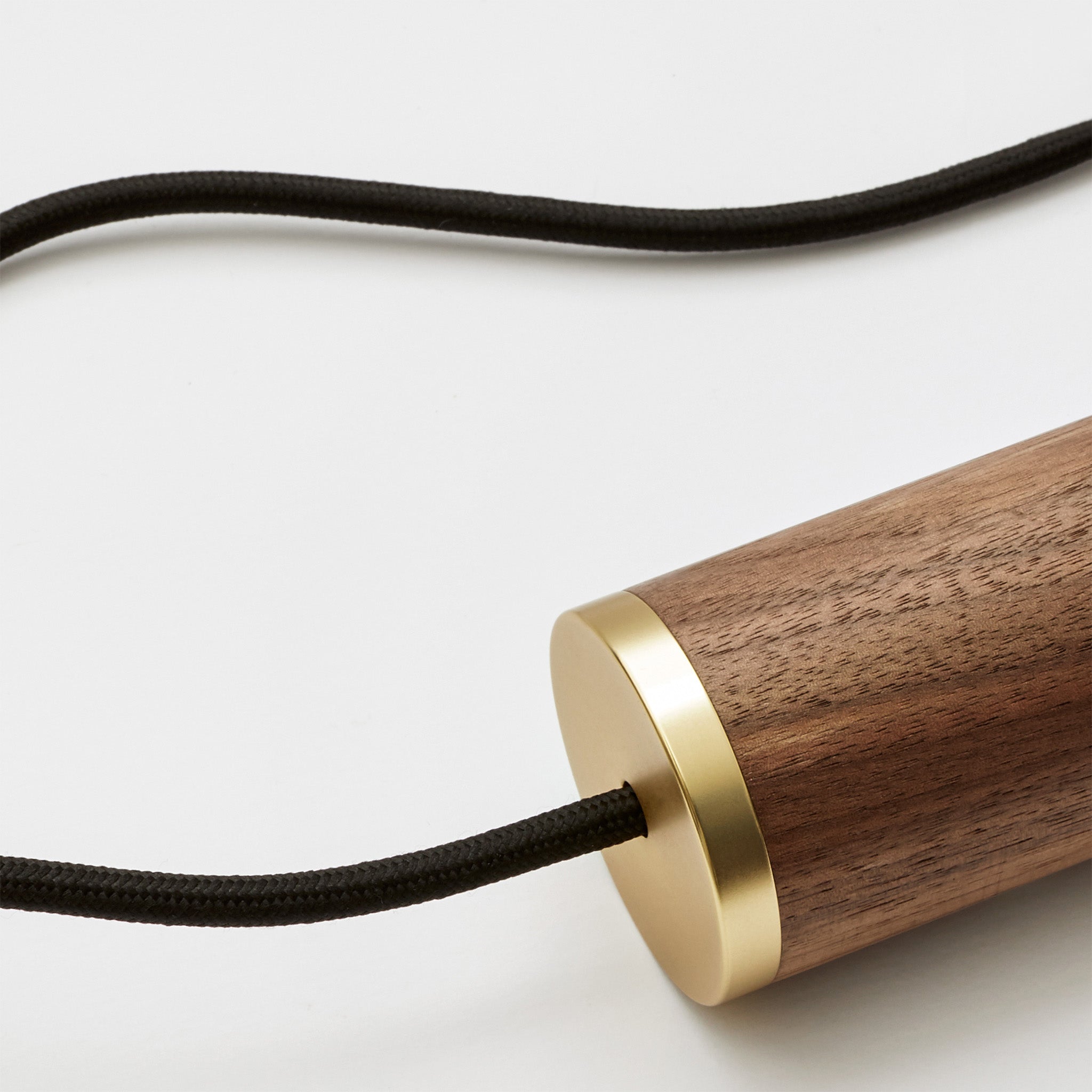 Tala Knuckle Pendant in Walnut close-up detail of the finish