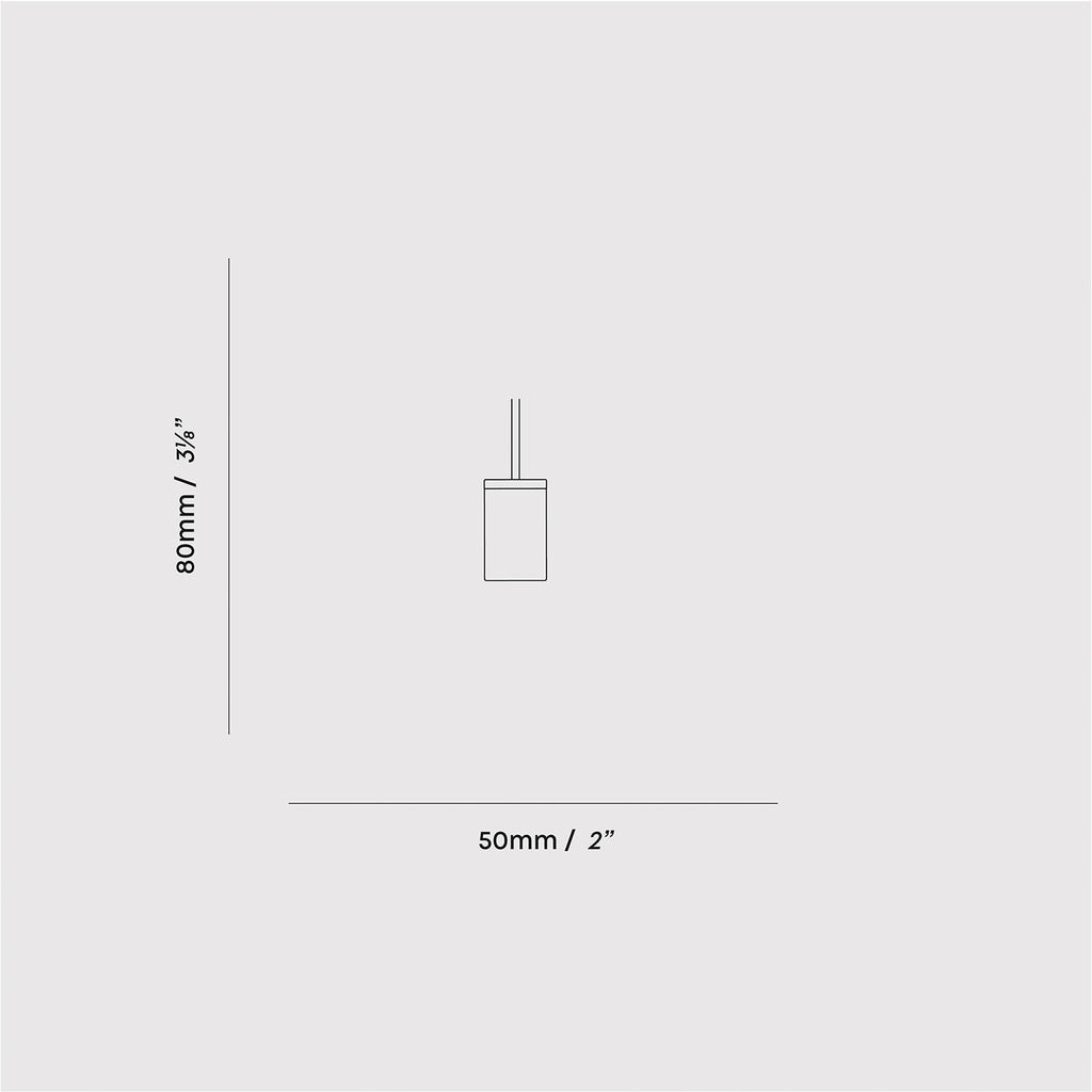Tala Knuckle Pendant in Oak dimensions diagram